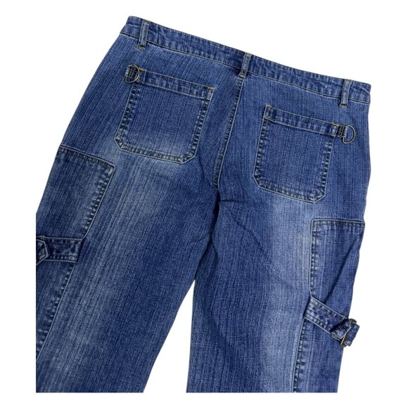 YOUNIQUE Vintage Y2K Flared Bootcut Casual Denim Jeans Womens 12 - Picture 6 of 6